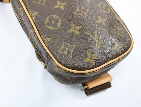 Pre-Owned #BP87766 Louis Vuitton Monogram Pochette Gange Crossbody Bag M51870