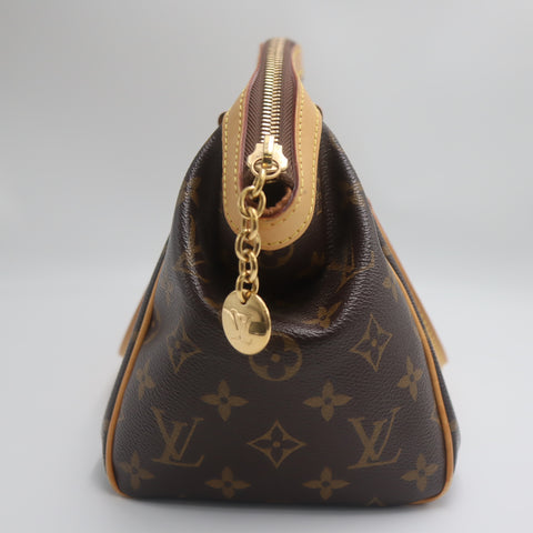 Pre-Owned #71368 Louis Vuitton Monogram Tivoli PM Handbag Brown M40143