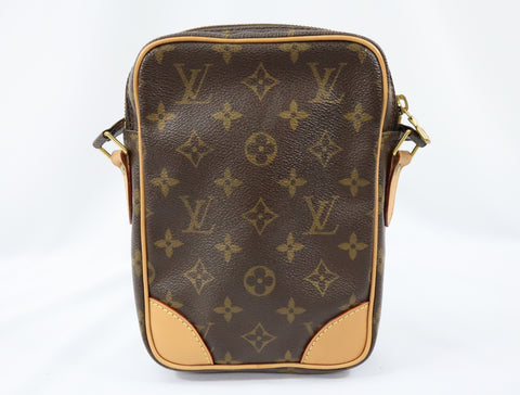 Pre-Owned #BP11272 Louis Vuitton Monogram Danube Crossbody Bag Brown M45266