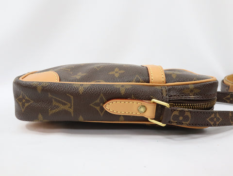 Pre-Owned #BP11272 Louis Vuitton Monogram Danube Crossbody Bag Brown M45266