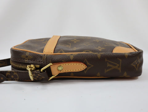 Pre-Owned #BP11272 Louis Vuitton Monogram Danube Crossbody Bag Brown M45266
