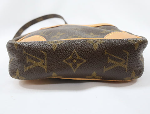 Pre-Owned #BP11272 Louis Vuitton Monogram Danube Crossbody Bag Brown M45266