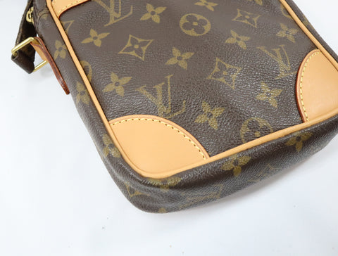 Pre-Owned #BP11272 Louis Vuitton Monogram Danube Crossbody Bag Brown M45266