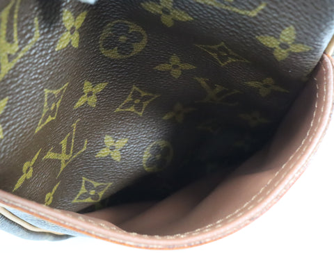 Pre-Owned #BP11272 Louis Vuitton Monogram Danube Crossbody Bag Brown M45266