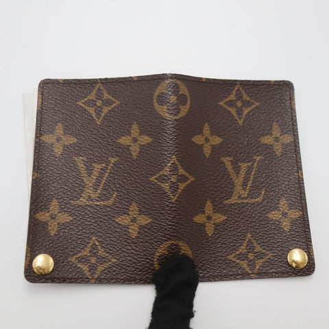 Pre-Owned #1092 Louis Vuitton Monogram Portact Credit Thoshidion Card Case canvas M60937