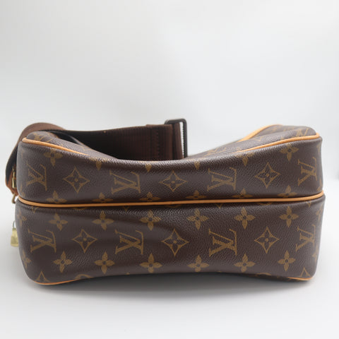 Pre-Owned #71269 Louis Vuitton Monogram Reporter PM Crossbody Bag M45254