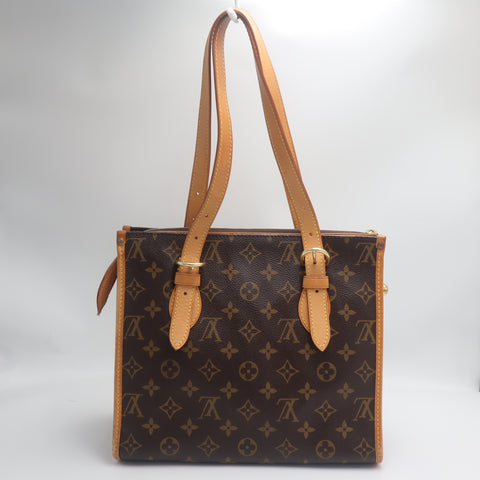 Pre-Owned #71290 Louis Vuitton Monogram Popincourt Haut Shoulder Bag Brown M40007