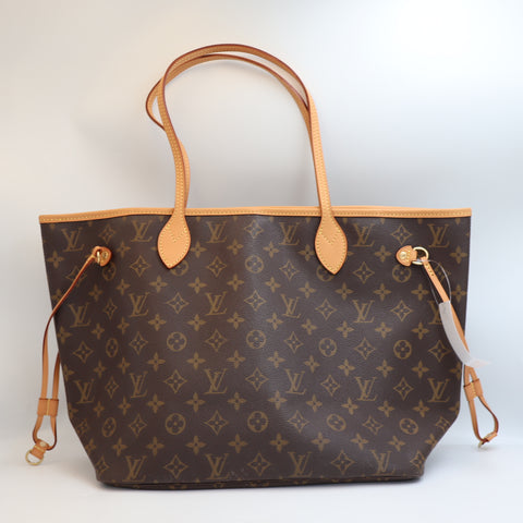 Pre-Owned #BP72221 Louis Vuitton Monogram Neverfull MM Tote Bag M41178