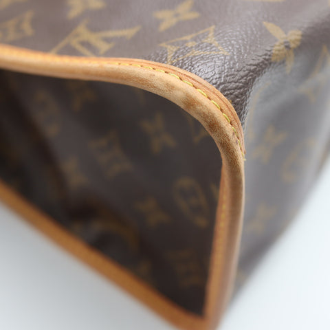 Pre-Owned #71290 Louis Vuitton Monogram Popincourt Haut Shoulder Bag Brown M40007