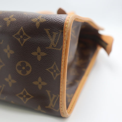 Pre-Owned #71290 Louis Vuitton Monogram Popincourt Haut Shoulder Bag Brown M40007