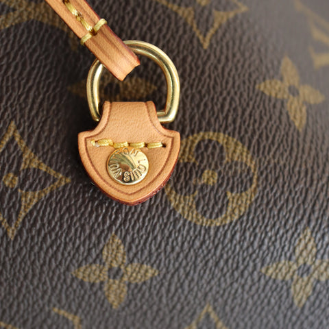 Pre-Owned #BP72221 Louis Vuitton Monogram Neverfull MM Tote Bag M41178