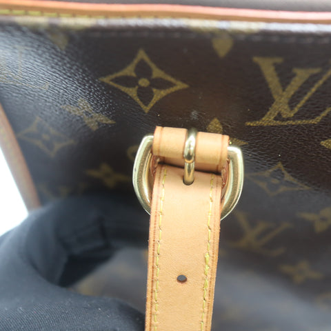 Pre-Owned #71290 Louis Vuitton Monogram Popincourt Haut Shoulder Bag Brown M40007