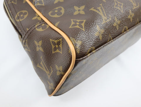Pre-Owned #BP11282 Louis Vuitton Monogram Manhattan PM Hand Bag Brown M40026