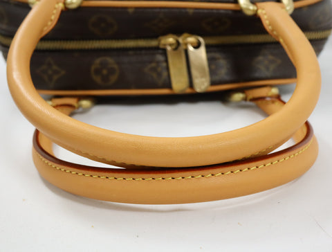 Pre-Owned #BP11282 Louis Vuitton Monogram Manhattan PM Hand Bag Brown M40026