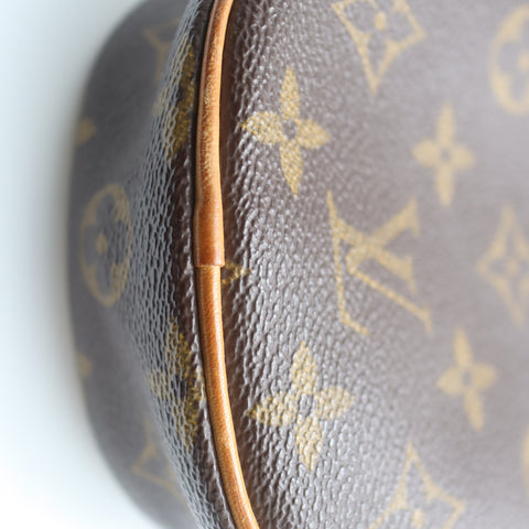 Pre-Owned #71254 Louis Vuitton Monogram Pochette Gange Waist Shoulder Crossbody Bag Brown M51870