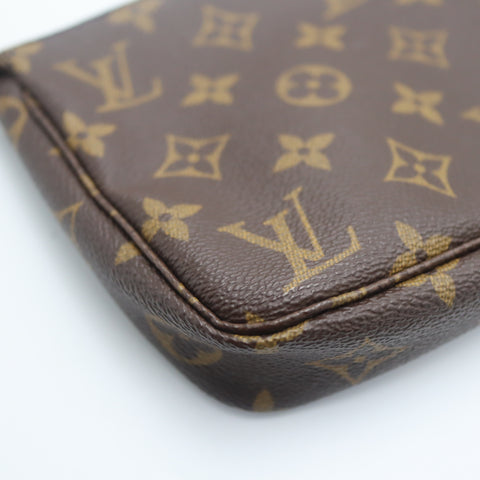 Pre-Owned #71270 Louis Vuitton Monogram Pochette Accessoires Pouch Handbag Brown M51980