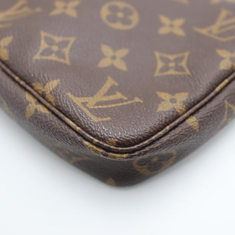 Pre-Owned #71270 Louis Vuitton Monogram Pochette Accessoires Pouch Handbag Brown M51980