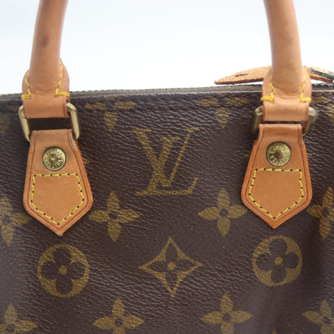 Pre-Owned #71261 Louis Vuitton Monogram Mini Speedy Hand Bag Vintage Brown M41534