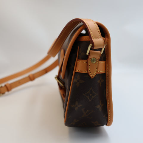Pre-Owned #BP72240 Louis Vuitton Monogram Sologne Crossbody Bag Brown M42250