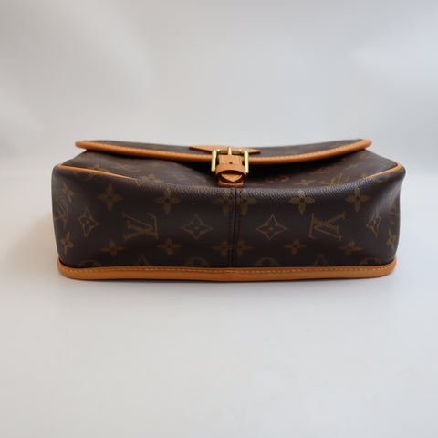 Pre-Owned #BP72240 Louis Vuitton Monogram Sologne Crossbody Bag Brown M42250