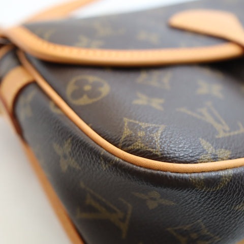 Pre-Owned #BP72240 Louis Vuitton Monogram Sologne Crossbody Bag Brown M42250
