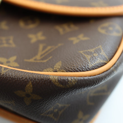 Pre-Owned #BP72240 Louis Vuitton Monogram Sologne Crossbody Bag Brown M42250