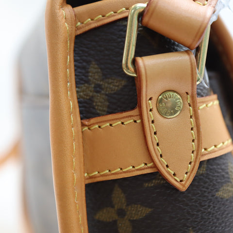 Pre-Owned #BP72240 Louis Vuitton Monogram Sologne Crossbody Bag Brown M42250