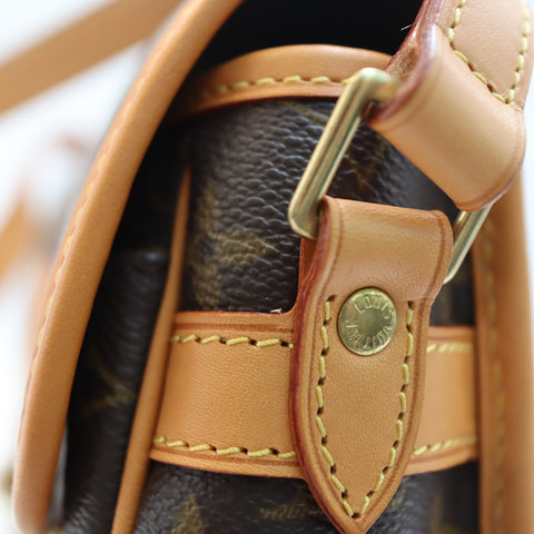 Pre-Owned #BP72240 Louis Vuitton Monogram Sologne Crossbody Bag Brown M42250