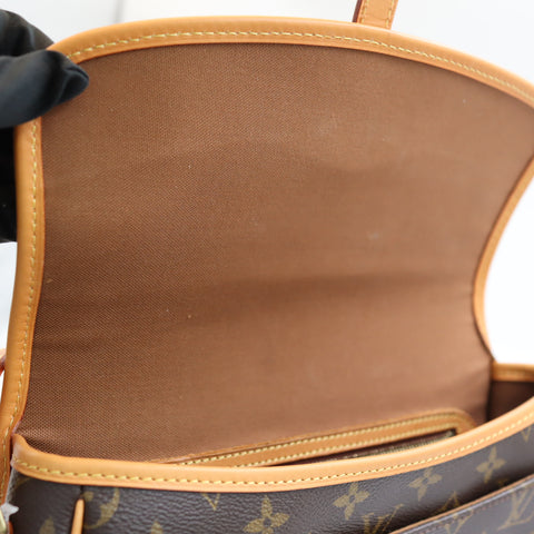 Pre-Owned #BP72240 Louis Vuitton Monogram Sologne Crossbody Bag Brown M42250
