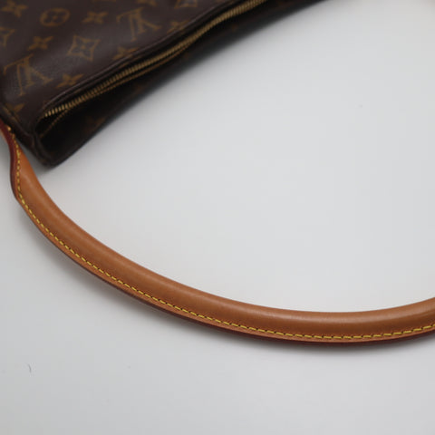 Pre-Owned #71390 Louis Vuitton Monogram Looping GM Shoulder Bag M51145