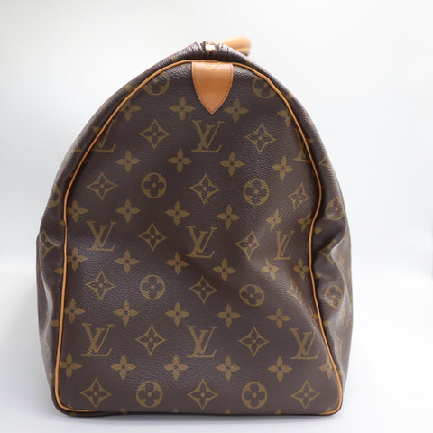 Pre-Owned #1956 Louis Vuitton Monogram Keepall 50 Travel Bag Brown M41426