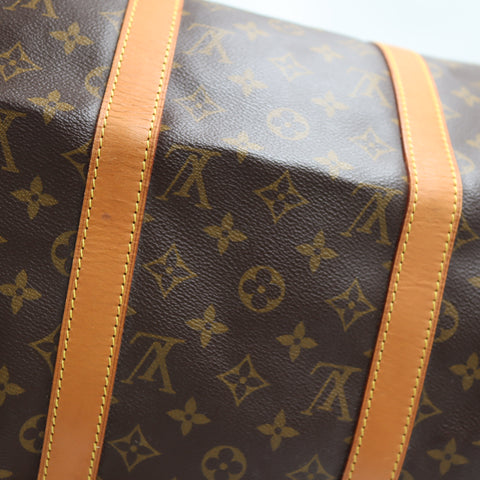 Pre-Owned #1956 Louis Vuitton Monogram Keepall 50 Travel Bag Brown M41426