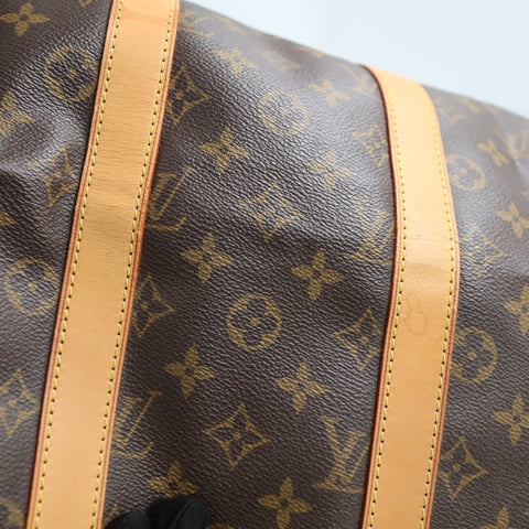 Pre-Owned #1953 Louis Vuitton Monogram Keepall 45 Travel Bag Brown M41428