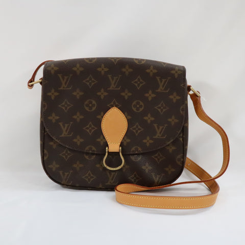 Pre-Owned #BP505 Louis Vuitton Monogram Saint Cloud GM Shoulder Bag M51242