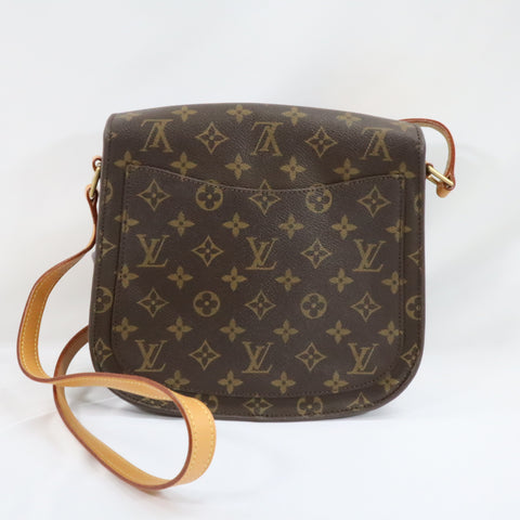 Pre-Owned #BP505 Louis Vuitton Monogram Saint Cloud GM Shoulder Bag M51242