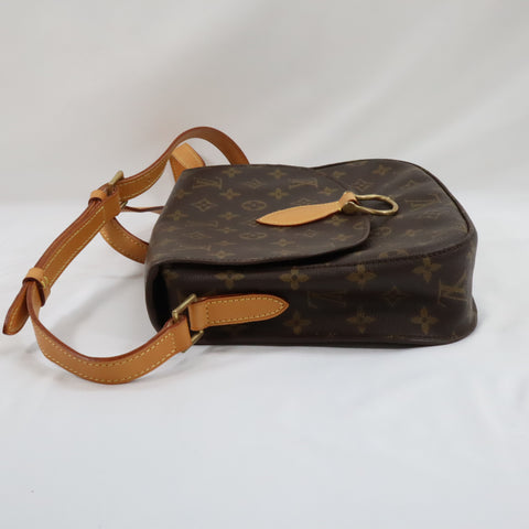 Pre-Owned #BP505 Louis Vuitton Monogram Saint Cloud GM Shoulder Bag M51242