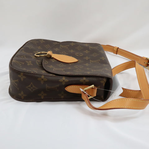 Pre-Owned #BP505 Louis Vuitton Monogram Saint Cloud GM Shoulder Bag M51242