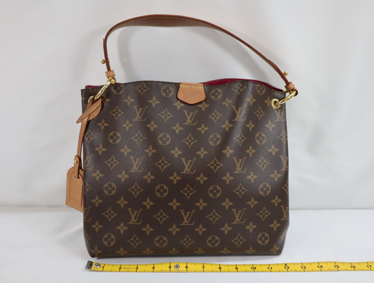 Pre-Owned #72816 Louis Vuitton Monogram Graceful PM Canvas Shoulder Bag M43700