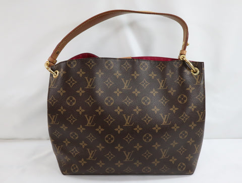 Pre-Owned #72816 Louis Vuitton Monogram Graceful PM Canvas Shoulder Bag M43700