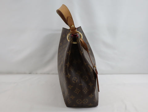 Pre-Owned #72816 Louis Vuitton Monogram Graceful PM Canvas Shoulder Bag M43700