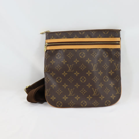 Pre-Owned #BP10990 Louis Vuitton Monogram Pochette Bosphore Crossbody Shoulder Bag M40044
