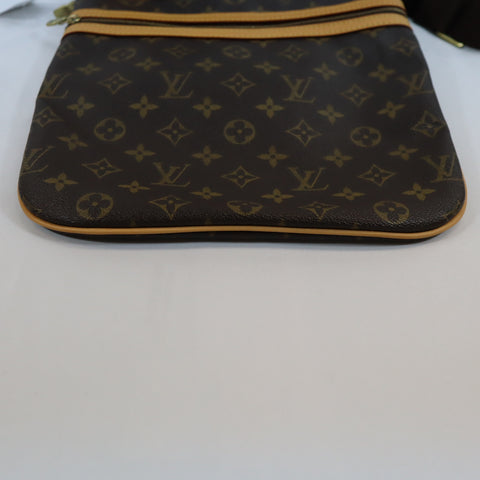 Pre-Owned #BP10990 Louis Vuitton Monogram Pochette Bosphore Crossbody Shoulder Bag M40044