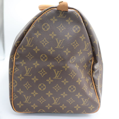 Pre-Owned #1954 Louis Vuitton Monogram Keepall 55 Travel Bag Brown M41424