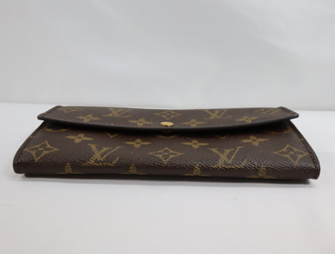 Pre-Owned #72823 Louis Vuitton Monogram Portefeuille Sarah Bifold Wallet Long Wallet M61734