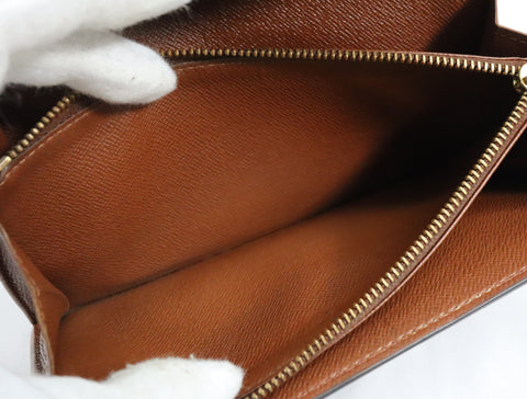 Pre-Owned #72823 Louis Vuitton Monogram Portefeuille Sarah Bifold Wallet Long Wallet M61734