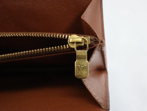 Pre-Owned #72823 Louis Vuitton Monogram Portefeuille Sarah Bifold Wallet Long Wallet M61734