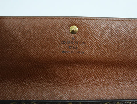 Pre-Owned #72823 Louis Vuitton Monogram Portefeuille Sarah Bifold Wallet Long Wallet M61734