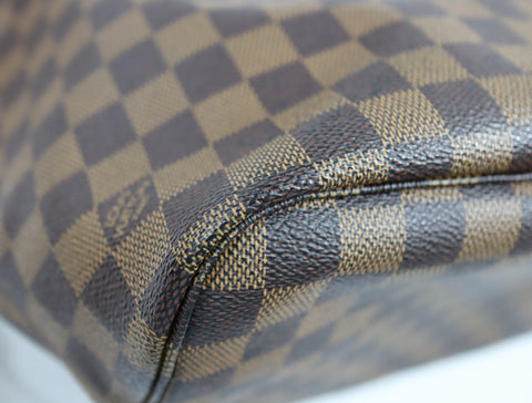 Pre-Owned #BP20782 Louis Vuitton Damier Ebene Neverfull MM Tote Bag N51105