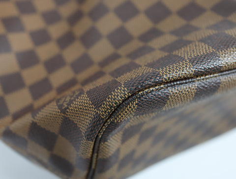 Pre-Owned #BP20782 Louis Vuitton Damier Ebene Neverfull MM Tote Bag N51105