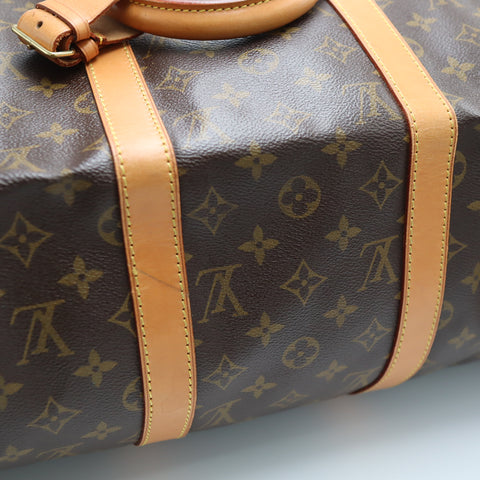 Pre-Owned #1952 Louis Vuitton Monogram Keepall 50 Travel Bag Brown M41426